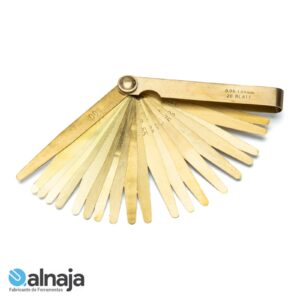 Calibre de Folga 20 Laminas de Bronze