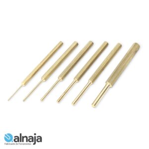 Jogo Saca Pino de Bronze 6 PÇS 2 a 8MM